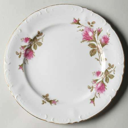 Royal Rose Luncheon Plate