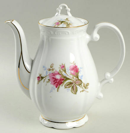 Royal Rose Coffee Pot & Lid