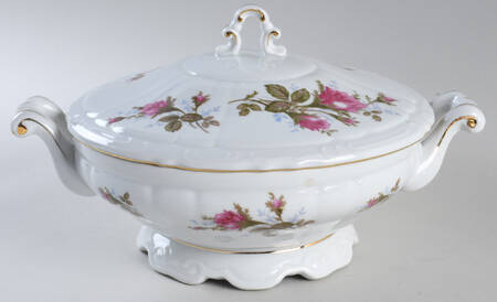Royal Rose Round Covered Vegetable