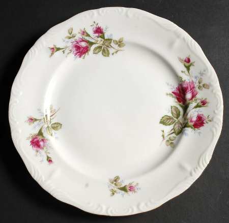 Royal Rose Luncheon Plate