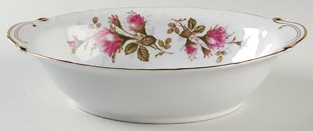Royal Rose 10" Oval Vegetable Bowl