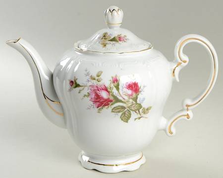Royal Rose Teapot & Lid