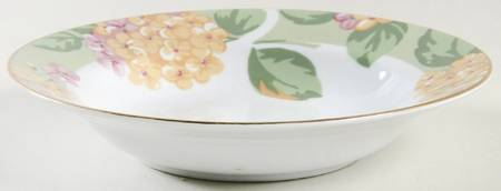 Hydrangea Rim Soup Bowl