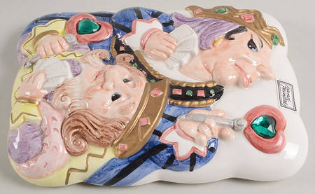 Wonderland Double Deck Playing Card Box-Lid