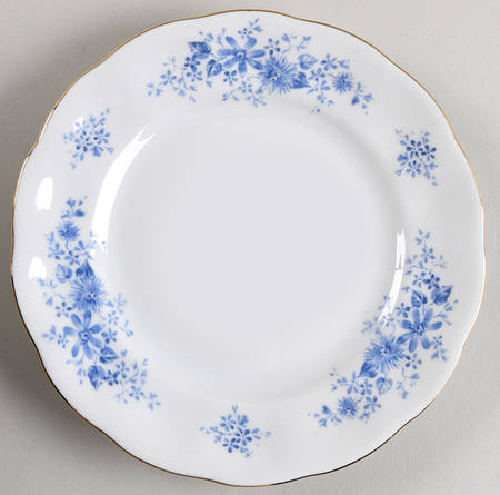Blue Dahlia Bread & Butter Plate