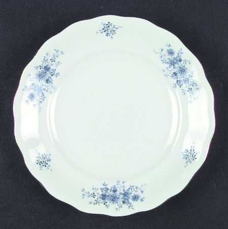 Blue Dahlia Salad Plate