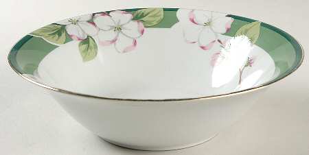 Apple Blossom 9" Round Vegetable Bowl