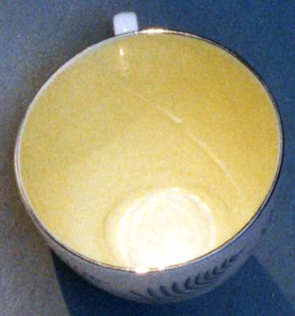 Fern Yellow Flat Cup