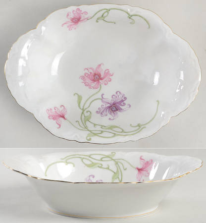 01076 9" Oval Vegetable Bowl
