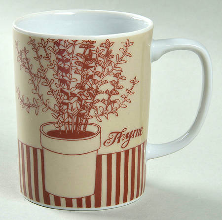 Herb Red Mug
