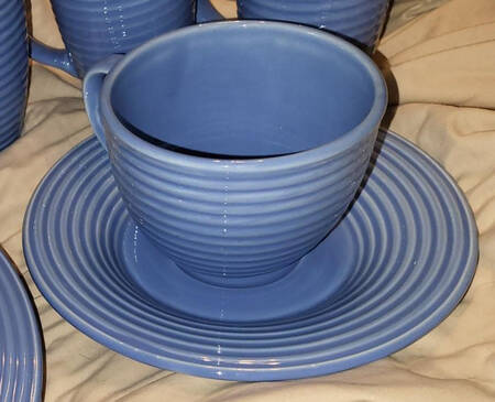 FOP1 Footed Cup & Saucer Set