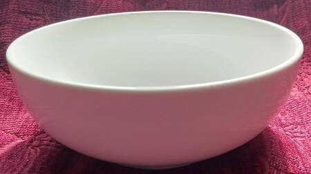 White Coupe Cereal Bowl