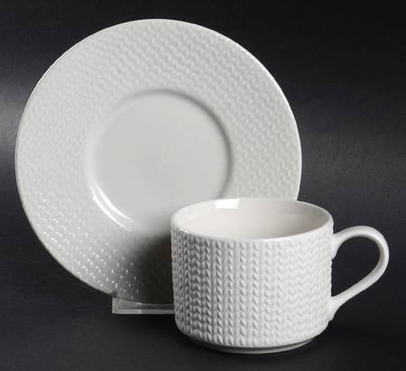 Alpine Flat Cup & Saucer Set