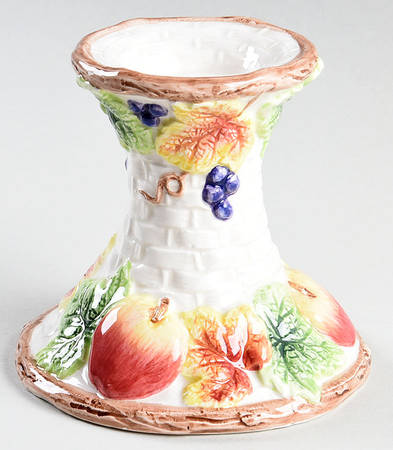 Harvest Foliage Single Light Candlestick