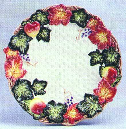 Harvest Foliage 11" Chop Plate (Round Platter)