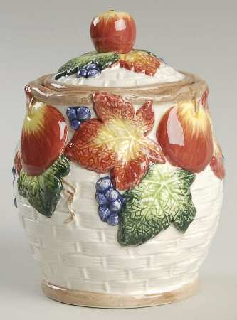 Harvest Foliage Sugar Bowl & Lid
