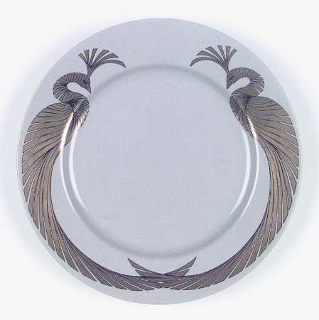 Phoenix d'Or (Gold on Greige) by Fitz &amp; Floyd