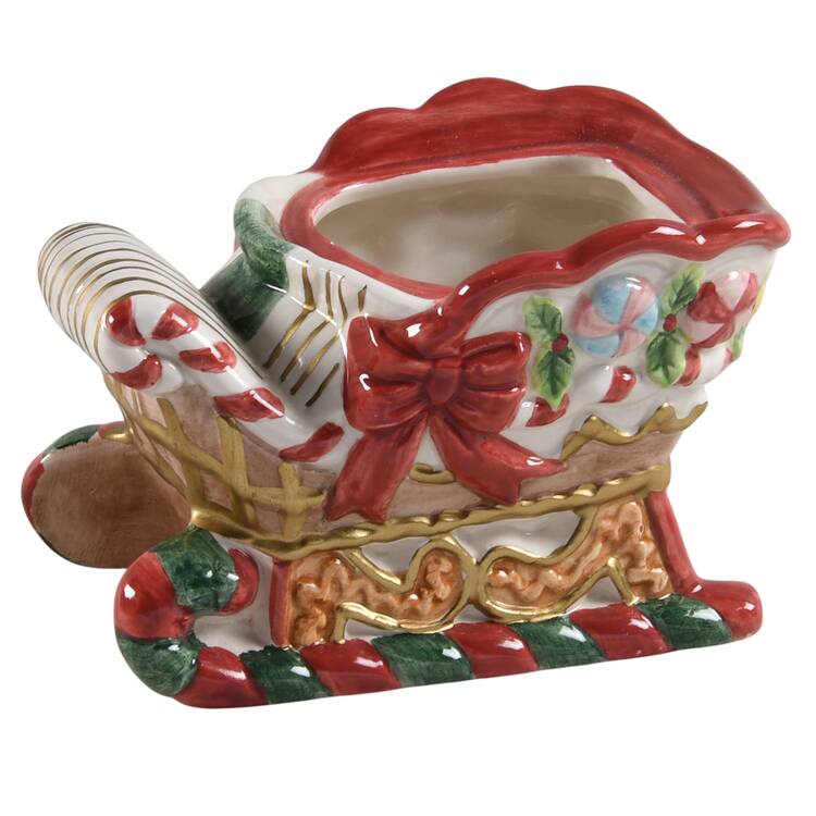 Sugar Plum Christmas Sugar Bowl No Lid