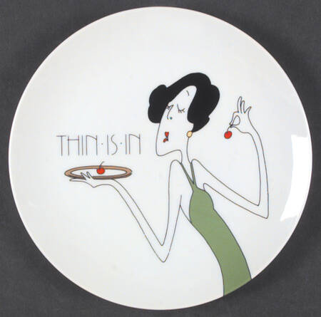 Thin Is In Salad Plate