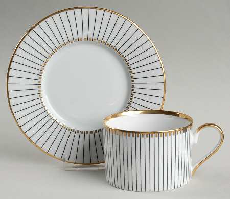 Pareille II Flat Cup & Saucer Set