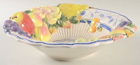 Ambrosia 11" Round Vegetable Bowl