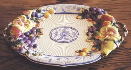 Ambrosia 14" Oval Serving Platter
