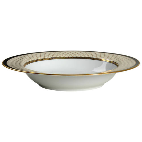 Chaumont II Creme Large Rim Soup Bowl