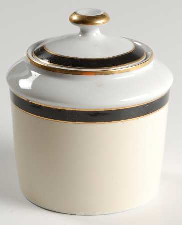 Chaumont II Creme Sugar Bowl & Lid