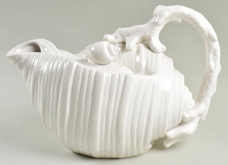 Coral Shells Teapot & Lid