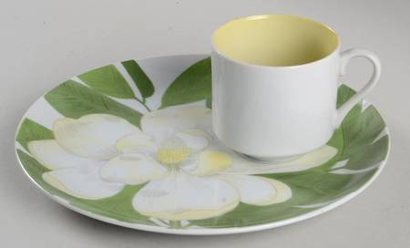 Magnolia Snack Plate & Cup Set