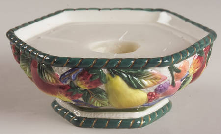 Florentine Fruit Base for 1 Wick Candle Bowl