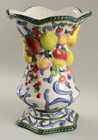 Florentine Fruit 11" Vase