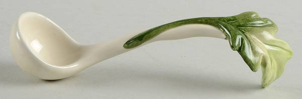 Florentine Fruit All Ceramic Sugar Spoon
