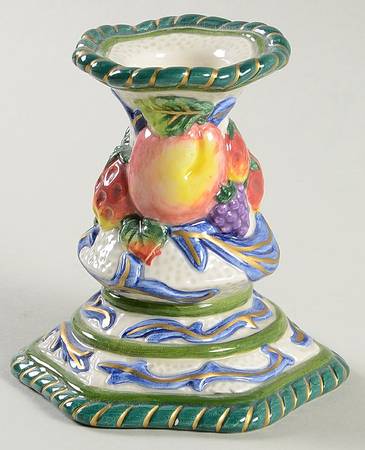 Florentine Fruit 3" Candlestick