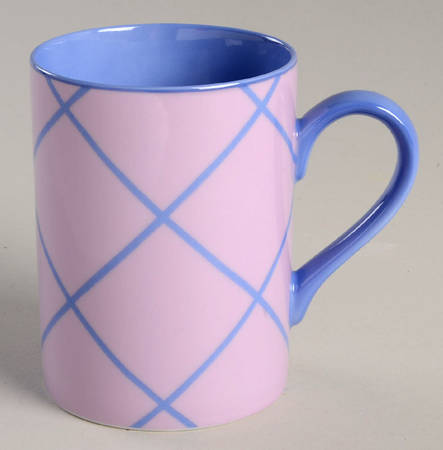 Windowpane (Lavender Stripes on Lilac) Mug