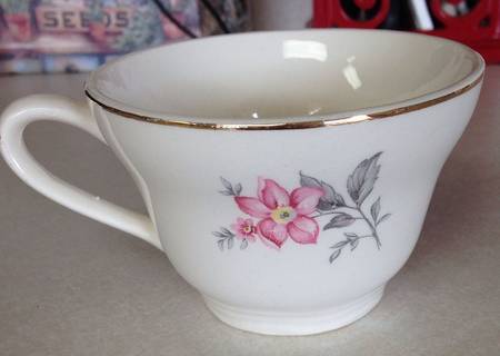 Azalea Flat Cup & Saucer Set