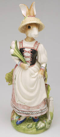 Old World Rabbits Large Rabbit Figurine