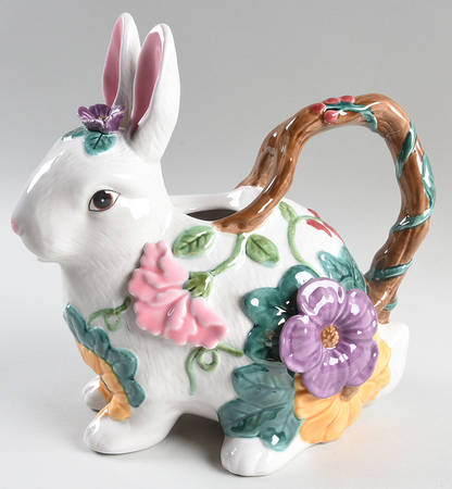 Floral Garden Teapot No Lid