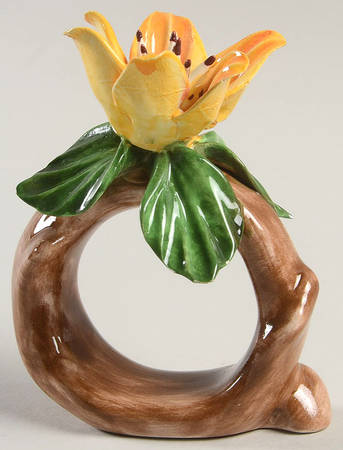 Floral Garden Napkin Ring