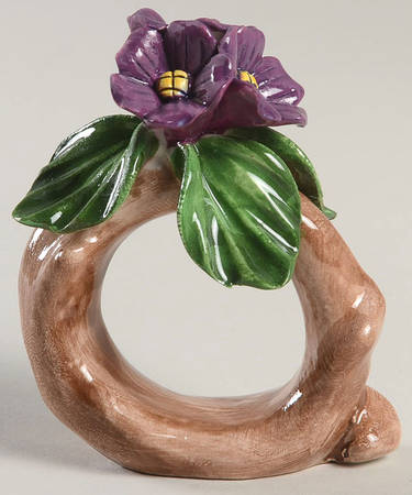 Floral Garden Napkin Ring