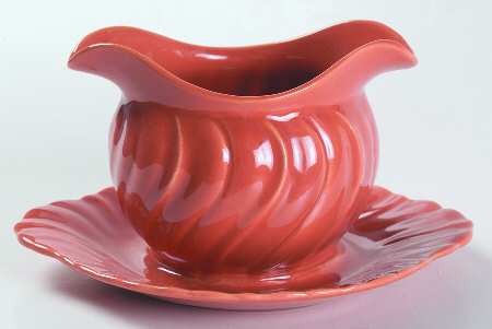 Coronado Copper (Glossy) Gravy Boat with Attached Underplate