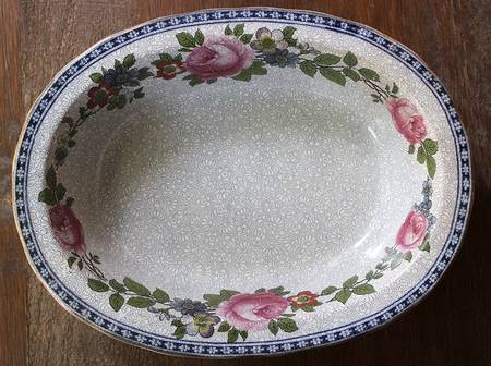 1522b 9" Oval Vegetable Bowl