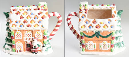 Gingerbread House 48 Oz Pitcher