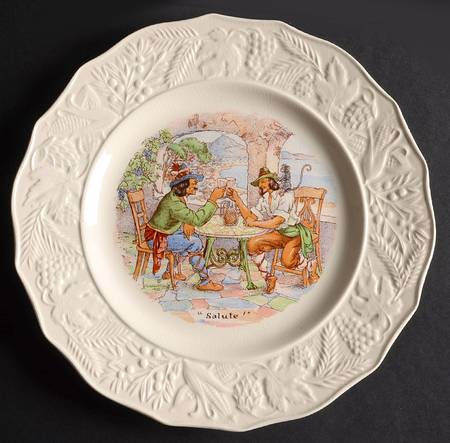 International Toasts Series Luncheon Plate