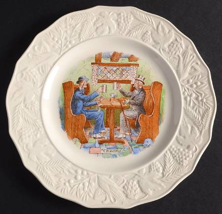 International Toasts Series Luncheon Plate