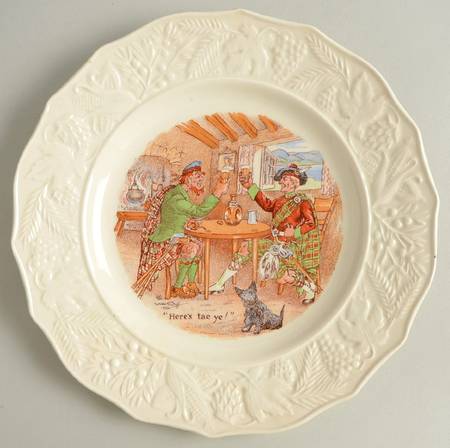 International Toasts Series Luncheon Plate
