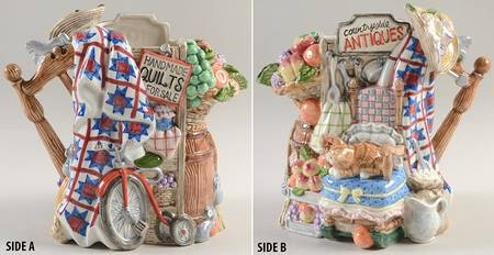 Countryside Figural Pitcher