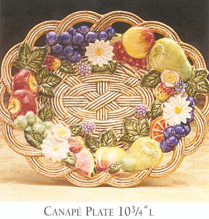 Countryside Figural Canape Plate