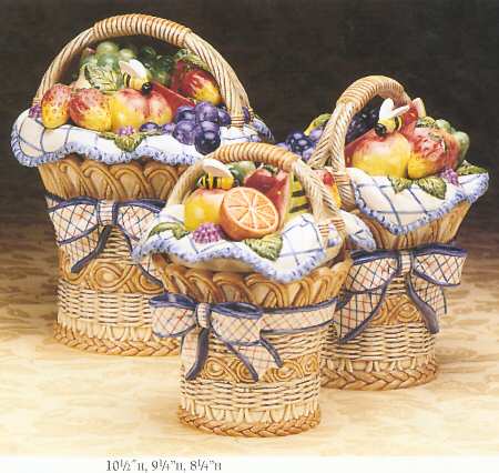 Countryside Figural Canister - Set of 3