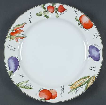 Garden Delight 12" Chop Plate (Round Platter)